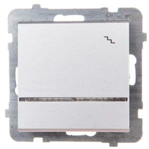 SONATA Łącznik schodowy z podświetleniem srebro mat ŁP-3RS/m/38 - obrazek 1