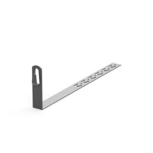 Uchwyt pod dachówkę L-330mm H-100mm ocynk z zaczepami 10.2.1/Z OG /91002702/ - obrazek 1