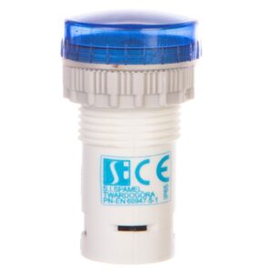 Lampka kompaktowa niebieska PK22-LN-24-LED AC/DC - obrazek 1