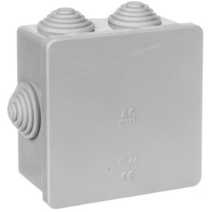 Puszka natynkowa z pokrywą i śrubami seria 400 IP44 80x80x40 EC400C3 - obrazek 1