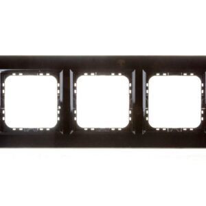 SONATA Ramka potrójna czarne szkło / czarna R-3RGC/32/25 - obrazek 1