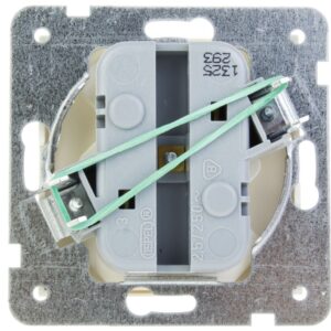 AS Gniazdo potrójne b/u 2.5A EURO ecru GP-3G/m/27 - obrazek 1
