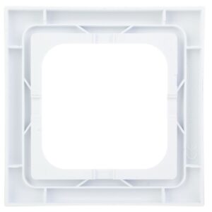 AS Ramka pojedyncza do łączników IP44 biała RH-1G/00 - obrazek 1