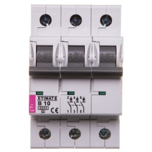 Wyłącznik nadprądowy 3P B 10A 6kA AC ETIMAT 6 002115514 - obrazek 1