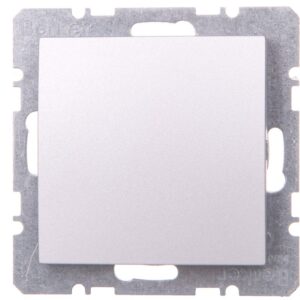 Berker/B.1/B.3/B.7 Glas Zaślepka z elementem centralnym aluminium 10091404 - obrazek 1