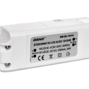 Zasilacz LED 12V DC 24W 2A IP20 OR-ZL-1614 - obrazek 1