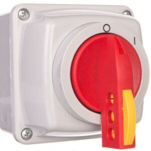 Łącznik krzywkowy 0-I 3P 16A w obudowie na kłódkę IP65 Łuk E16-13/5 951683 - obrazek 1