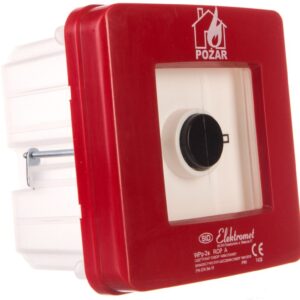 Ręczny ostrzegacz pożarowy 2Z 12A NO-NO IP65 WPp-2s ROP A 921552 - obrazek 1