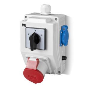Zestaw instalacyjny RS-Z wyłącznik krzywkowy L-0-P 3P+N+Z 16A, 2x2P+Z 230V szary 6273-20 - obrazek 1