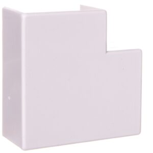 Narożnik do kanałów kablowych płaskiAP 40x25 biały /2szt/ ECAP4025B - obrazek 1