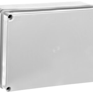 Puszka natynkowa gładka z pokrywą seria 410 IP56 300x220x120 szara EC410C8 - obrazek 1