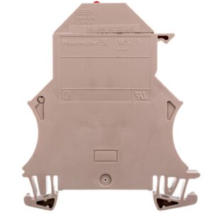 Złączka szynowa bezpiecznikowa G5x20mm 2-przewodowa 6mm2 beżowa WSI 6/LD 10-36V LLC 1119840000 - obrazek 1