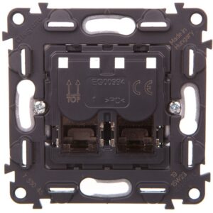VALENA LIFE Gniazdo komputerowe podwójne RJ45 kat.6a UTP 753045 - obrazek 1