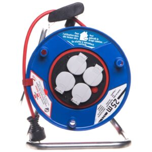Przedłużacz bębnowy Garant Bretec 25m 4x230V H05VV-F 3G1,5 1208854 - obrazek 1