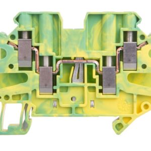 Listwa zaciskowa ochronna 4-przewodowa 0,14-6mm2 zielono-żółta UT 4-QUATTRO-PE 3044597 - obrazek 1