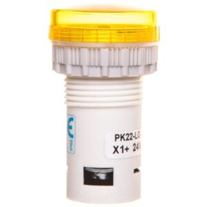 Lampka kompaktowa żółta PK22-LG-24-LED AC/DC - obrazek 1