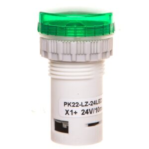 Lampka kompaktowa zielona PK22-LZ-24-LED AC/DC - obrazek 1