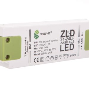 Zasilacz LED 24V DC 24W ZLD 24-24LF 1,0A 19724-9016 - obrazek 1