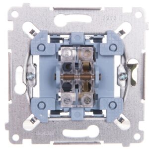 Simon 54 Łącznik jednobiegunowy mechanizm 10AX 250V, szybkozłącza, SW1M - obrazek 1
