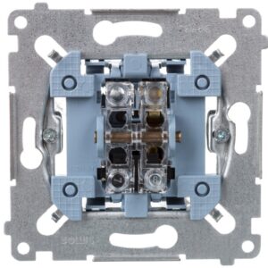 Simon 54 Przycisk pojedynczy zwierny mechanizm 10AX 250V, szybkozłącza, SP1M - obrazek 1