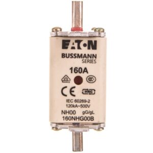 Wkładka bezpiecznikowa NH00 160A gL/gG 500V 160NHG00B - obrazek 1