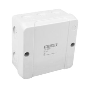 Puszka n/t odgałęźna z zaciskami 5-bieg. dla Cu do 2.5mm2 IP55 z dławicami membranowymi szara DE 9325 Z 62000266 - obrazek 1