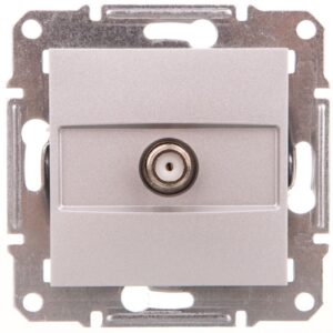 ASFORA Gniazdo SAT końcowe bez ramki aluminium EPH3700161 - obrazek 1