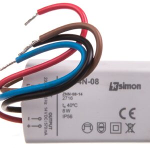 Simon 54 Zasilacz LED natynkowy 14V DC 8W ZL14N-08 - obrazek 1