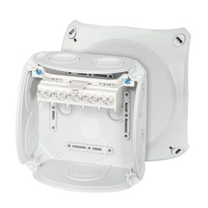 Puszka odgałęźna 130x130x77 5x6mm2 CU IP66 szara DK 0606 GZ 62000154 - obrazek 1