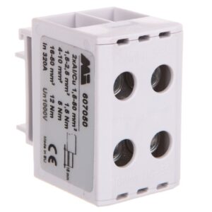 Złączka szynowa 2-torowa 1,5-50mm2 szara EURO multiOTL 50 2xAl/Cu 607050 - obrazek 1