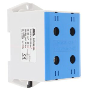 Złączka szynowa 2-torowa 35-240mm2 niebieska EURO multiOTL 240 2xAl/Cu 607240 BL - obrazek 1