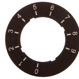 Etykieta do potencjometru 22mm skala 0 do 9 SIRIUS ACT 3SU1900-0BG16-0RT0 - obrazek 1