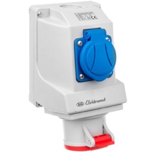 Gniazdo 16A 4P 400V IP44 GSC stałe KOMBI GSC-16A/4 921841 - obrazek 1