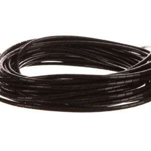 Wąż osłonowy spiralny 5/3,7mm czarny SP4BK /10m/ - obrazek 1