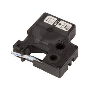 Taśma do drukarek D1 6mm x 7m czarny/biały S0720780 - obrazek 1