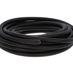 Rura ochronna stalowa pokryta PCV WOT 9 czarna E03DK-10030202201 /10m/ - obrazek 1
