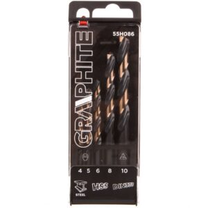 Wiertła do metalu HSS-CNC, 124st, Pro-Tec 4.0 - 10mm /zestaw 5szt./ 55H086 - obrazek 1