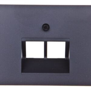 K.1 Element centralny do gniazda UAE RJ11 RJ12 RJ45 kat.3, 5e, 6 45st antracyt mat lakierowany 14097006 - obrazek 1