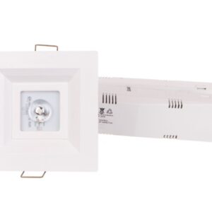 Oprawa awaryjna LOVATO P ECO LED 3W 315lm (opt. otwarta) 1h jednozadaniowa AT biała LVPO/3W/E/1/SE/AT/WH - obrazek 1