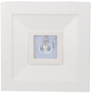 Oprawa awaryjna LOVATO N ECO LED 1W 125lm (opt. otwarta) 3h jednozadaniowa biała LVNO/1W/E/3/SE/AT/WH - obrazek 1