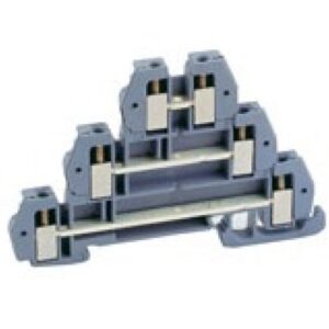 Złączka 3 piętrowa 2,5mm2 szara /euro ZUG/ 43504 - obrazek 1