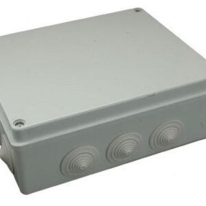 Puszka n/t hermetyczna 380x300x120 12 dławików IP55 szara S-BOX 706 - obrazek 1