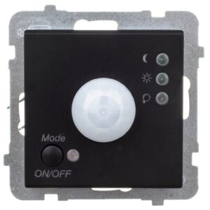 SONATA Elektroniczny czujnik ruchu czarny metalik ŁP-16R/m/33 - obrazek 1