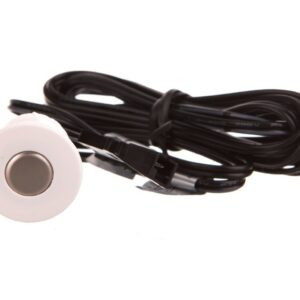Włącznik dotykowy ściemnialny 12V 24W biały fi 22x16mm na otwór fi18 AE-WDSB-10DIM - obrazek 1