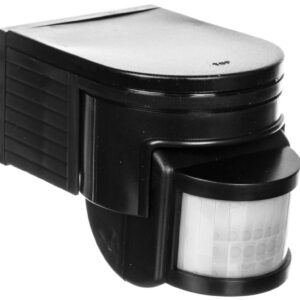 Czujnik ruchu Kanlux SLICK JQ-L-B PIR 1200W IP44 nadbudowywany zasięg do 12m 160st./20st. 3–2000 lx czarny 08391 - obrazek 1