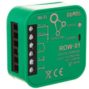 SUPLA Odbiornik dopuszkowy WI-FI 1-kanałowy dwukierunkowy ROW-01 SPL10000001 - obrazek 1