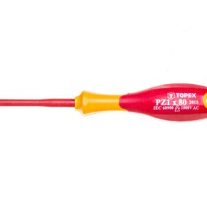 Wkrętak krzyżowy PZ1 4.5 x 80 mm 1000V 39D479 - obrazek 1