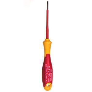 Wkrętak płaski 1000V, 2.5 x 75 mm, CrMo - obrazek 1