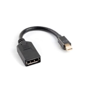 Adapter mini DisplayPort - DisplayPort czarny AD-0003-BK - obrazek 1