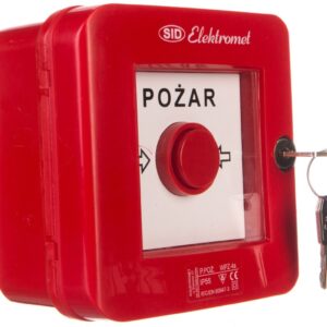 Ręczny ostrzegacz z zamkiem 2Z 2R 12A IP55 WPZ-4s 921462 - obrazek 1